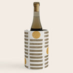 Modern Craft Design Retro Stripes and Circles Wine Chiller Gallery Image 1
