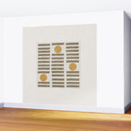 Modern Craft Design Retro Stripes and Circles Wall Mural Gallery Image 2