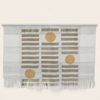 Modern Craft Design Retro Stripes and Circles Wall Hanging Gallery Image 1
