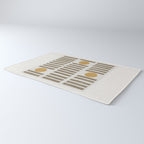 Modern Craft Design Retro Stripes and Circles Rug Gallery Image 3