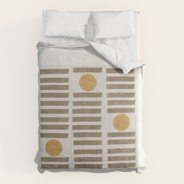 Modern Craft Design Retro Stripes and Circles Comforter Gallery Image 6