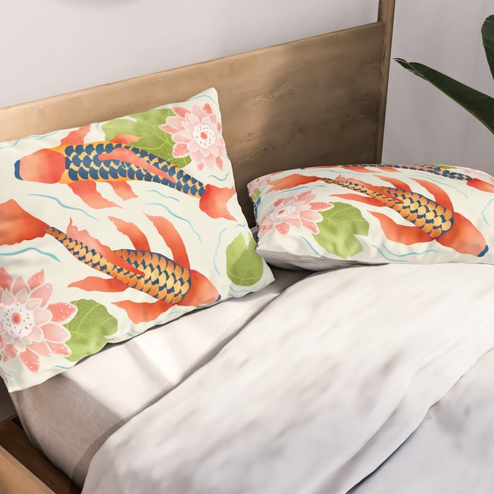 Koi Pond I Pillow Sham Gallery Image 2