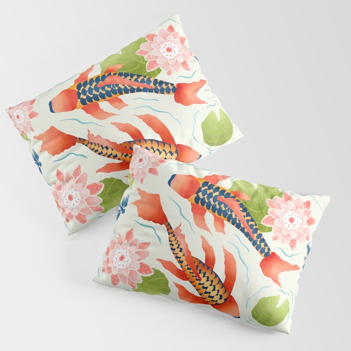 Koi Pond I Pillow Sham Gallery Image 3
