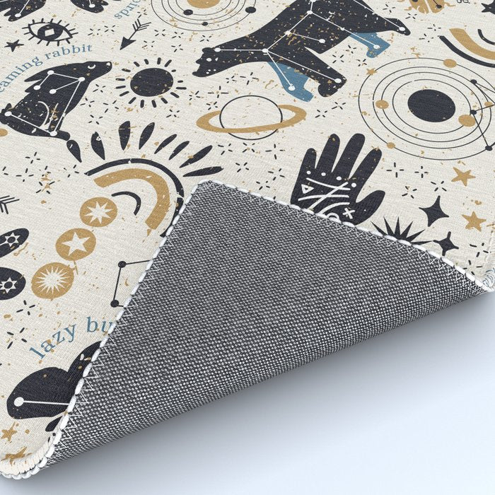 Happy nordic crypto-astrology Rug Gallery Image 4