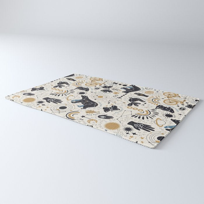 Happy nordic crypto-astrology Rug Gallery Image 3