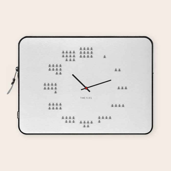 Time Flies Laptop Sleeve Gallery Image 1