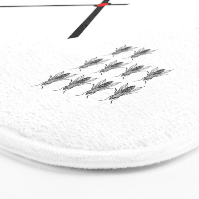 Time Flies Bath Mat Gallery Image 3