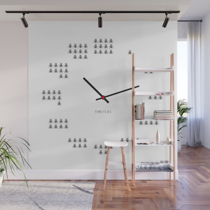 Time Flies Wall Mural Gallery Image 1