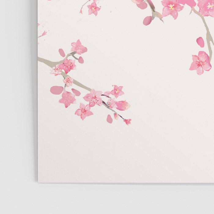 Birds and cherry blossoms Poster Gallery Image 3