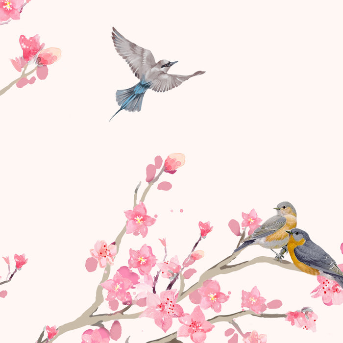 Birds and cherry blossoms Coffee Mug Gallery Image 2