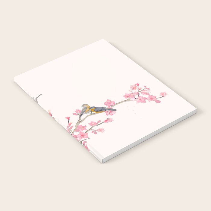 Birds and cherry blossoms Notebook Gallery Image 1