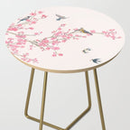 Birds and cherry blossoms Side Table Gallery Image 2