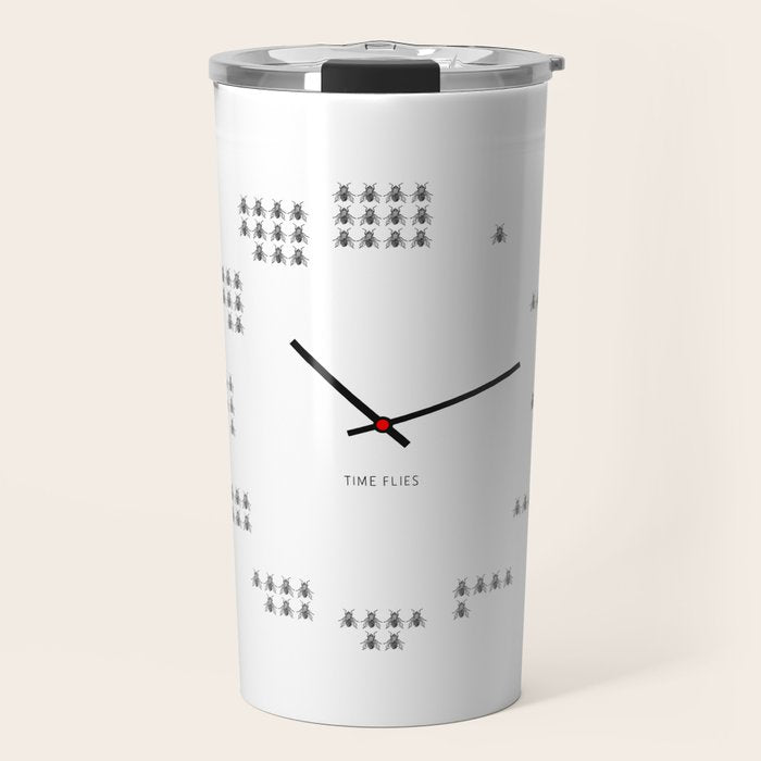 Time Flies Travel Mug Gallery Image 1