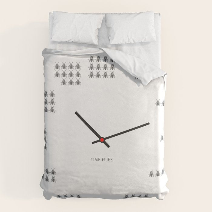 Time Flies Duvet Cover Gallery Image 1