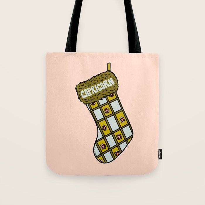 Capricorn Stocking Tote Bag Gallery Image 1