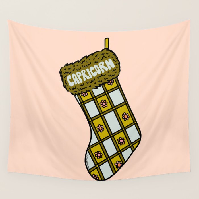 Capricorn Stocking Wall Tapestry Gallery Image 1
