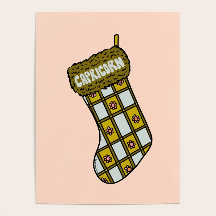 Capricorn Stocking Poster Gallery Image 1