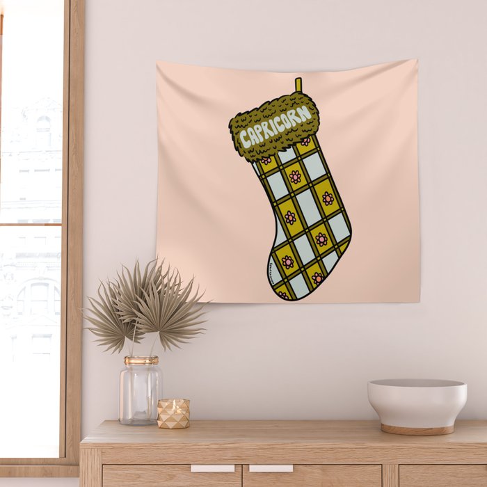 Capricorn Stocking Wall Tapestry Gallery Image 2