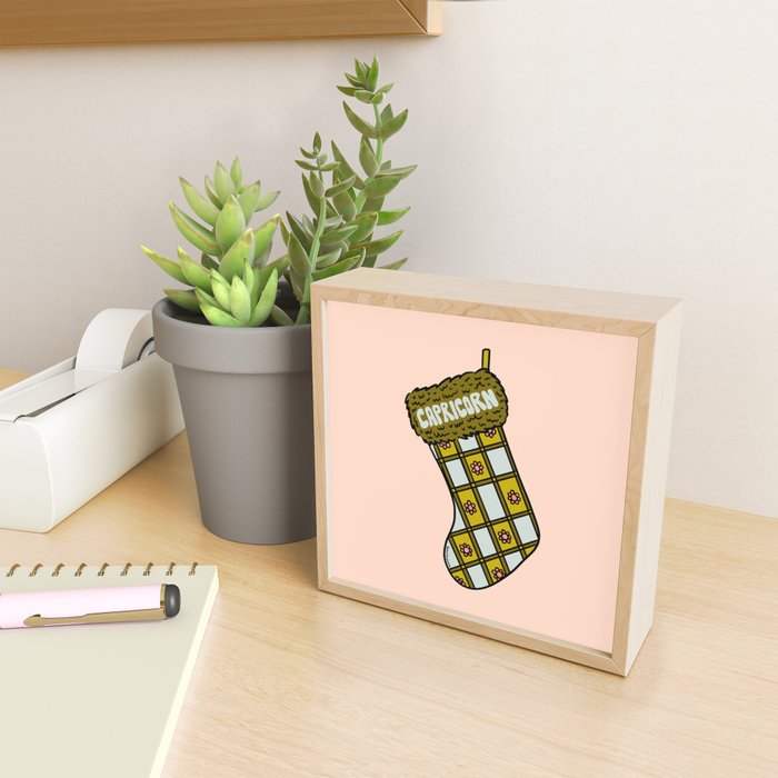 Capricorn Stocking Mini Art Print Gallery Image 2