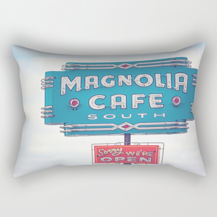 Magnolia Cafe Austin Texas Rectangular Pillow Gallery Image 2