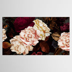 Vintage & Shabby Chic - Midnight Rose and Peony Garden Tablecloth Gallery Image 2
