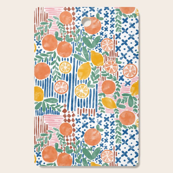 Mediterranean Fusion Citrus Cutting Board Gallery Image 1