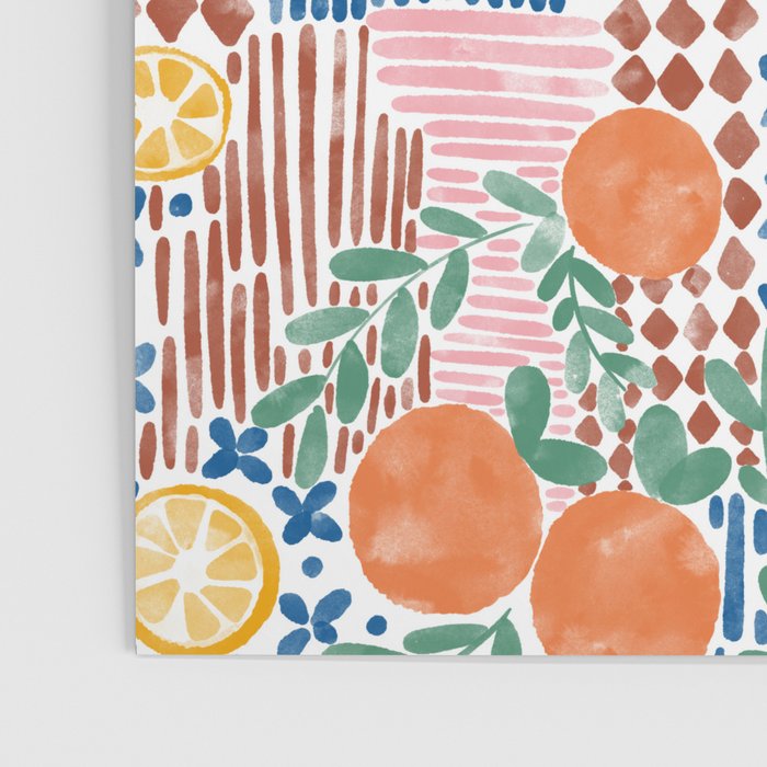 Mediterranean Fusion Citrus Poster Gallery Image 3