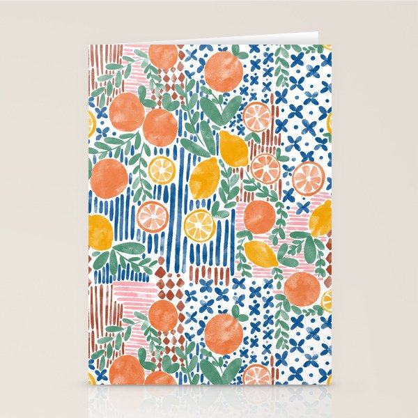 Mediterranean Fusion Citrus Stationery Card Gallery Image 2