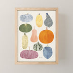 Still life of pumpkins Mini Art Print Gallery Image 1