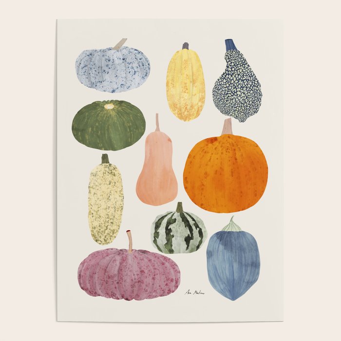 Still life of pumpkins Poster Gallery Image 4