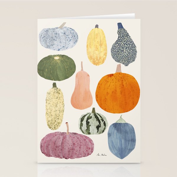 Still life of pumpkins Stationery Card Gallery Image 2