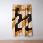 ABSTRACT ALPHABET / Script R Window Curtain Gallery Image 3