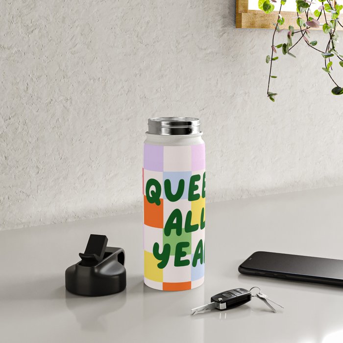 Queer All Year Water Bottle Gallery Image 4