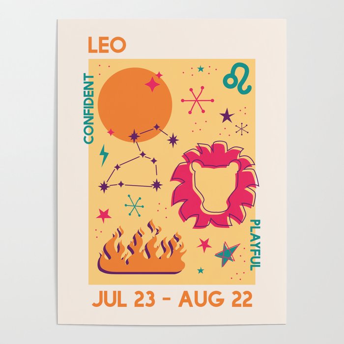 Leo Astrology Poster Gallery Image 4