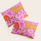 Valentine Leopard Print Pillow Sham Gallery Image 3