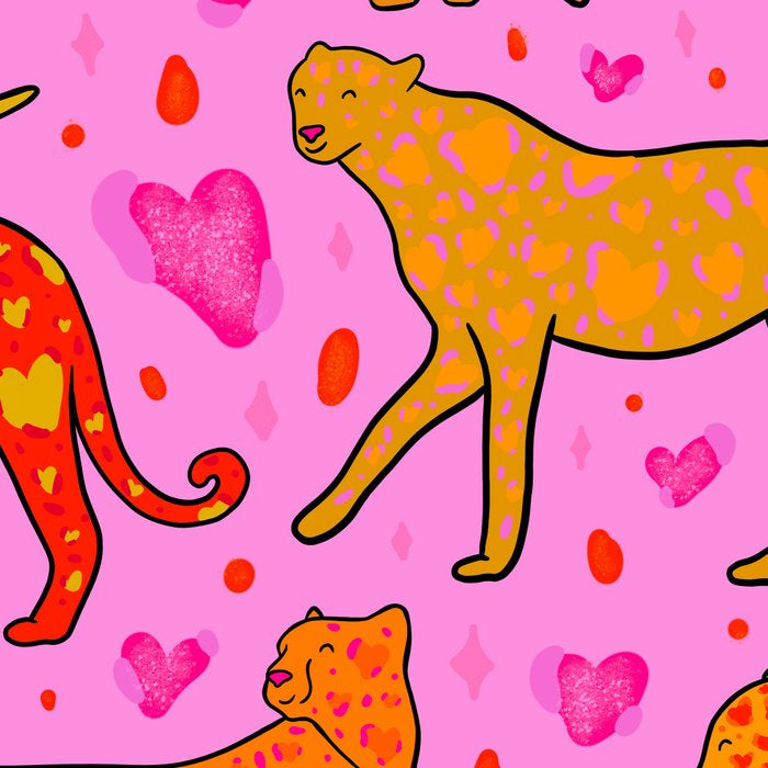 Valentine Leopard Print Coffee Mug Gallery Image 2