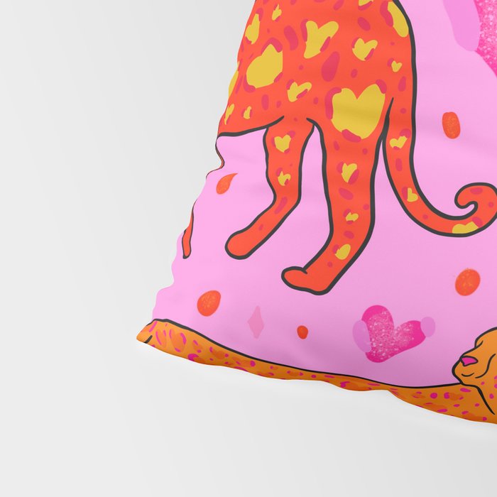 Valentine Leopard Print Pillow Sham Gallery Image 4