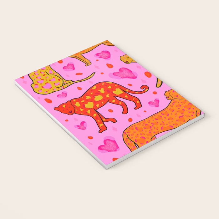 Valentine Leopard Print Notebook Gallery Image 3