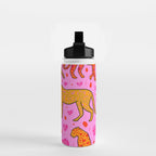 Valentine Leopard Print Water Bottle Gallery Image 2