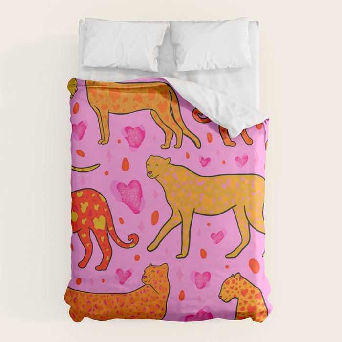 Valentine Leopard Print Duvet Cover Gallery Image 6