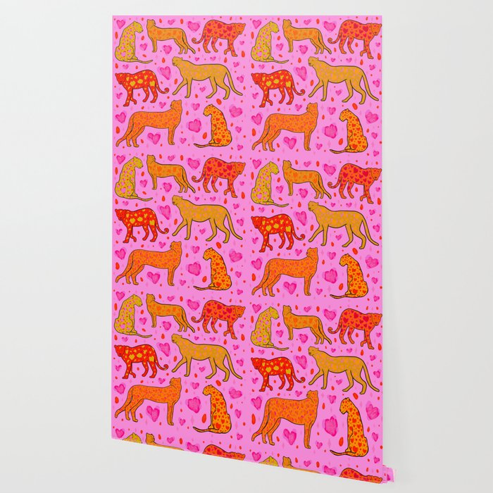 Valentine Leopard Print Wallpaper Gallery Image 2