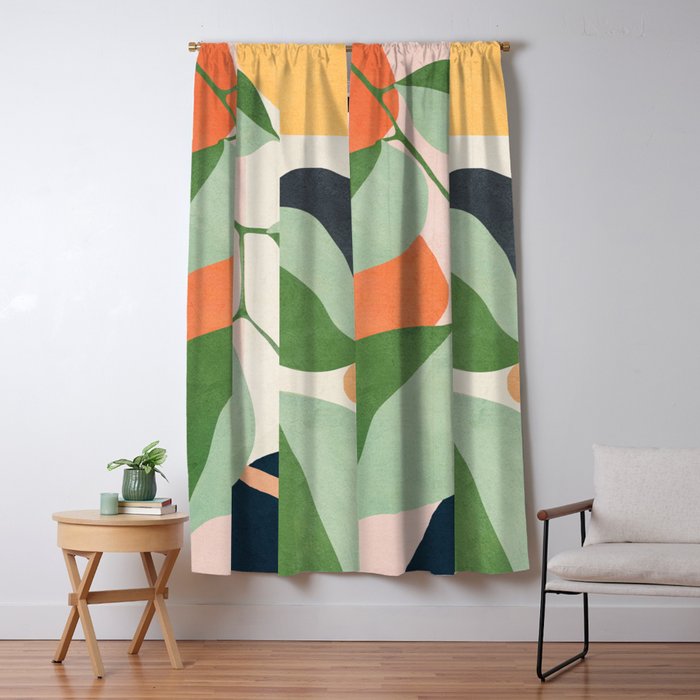Colorful Branching Out 24 Window Curtain Gallery Image 5