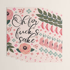Oh For Fuck's Sake Funny Saying Wrapping Paper Gallery Image 3