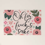 Oh For Fuck's Sake Funny Saying Welcome Mat Gallery Image 1