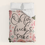 Oh For Fuck's Sake Funny Saying Duvet Cover Gallery Image 6