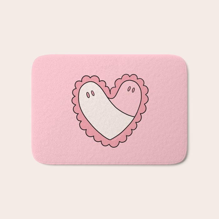 Ghost Heart Bath Mat Gallery Image 1