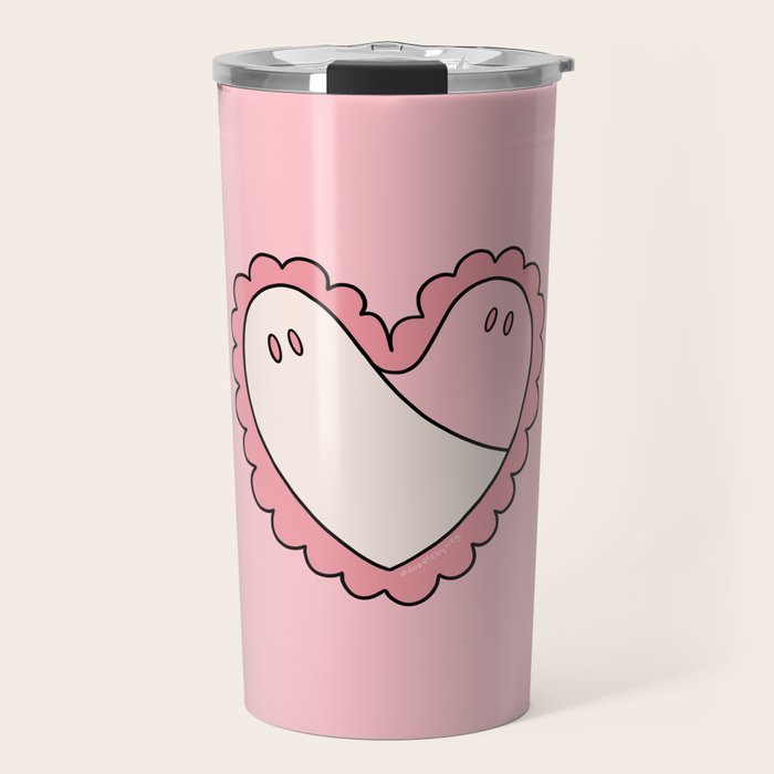 Ghost Heart Travel Mug Gallery Image 1