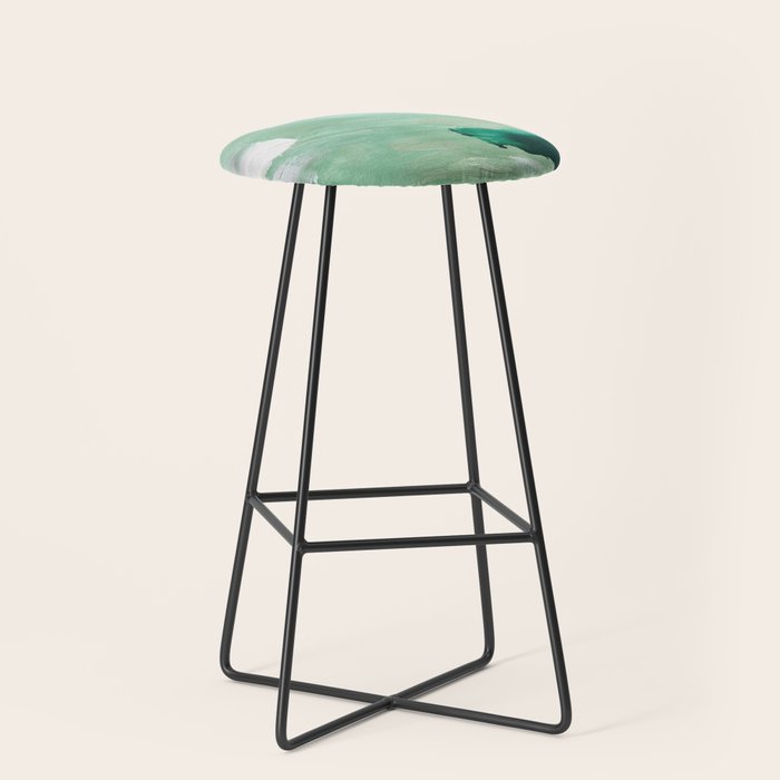 Abstract Oil Painting No. 44 Stool Gallery Image 1