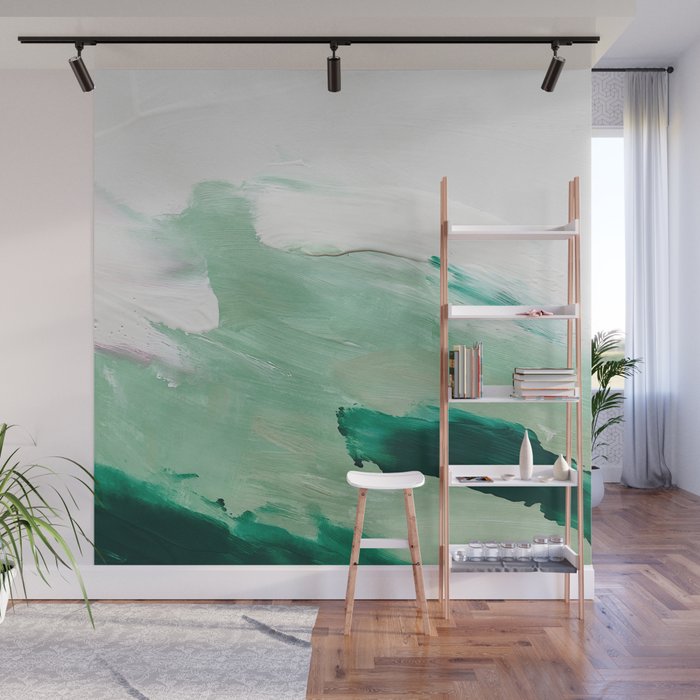 Abstract Oil Painting No. 44 Wall Mural Gallery Image 1