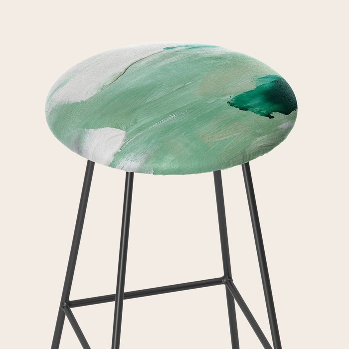 Abstract Oil Painting No. 44 Stool Gallery Image 2